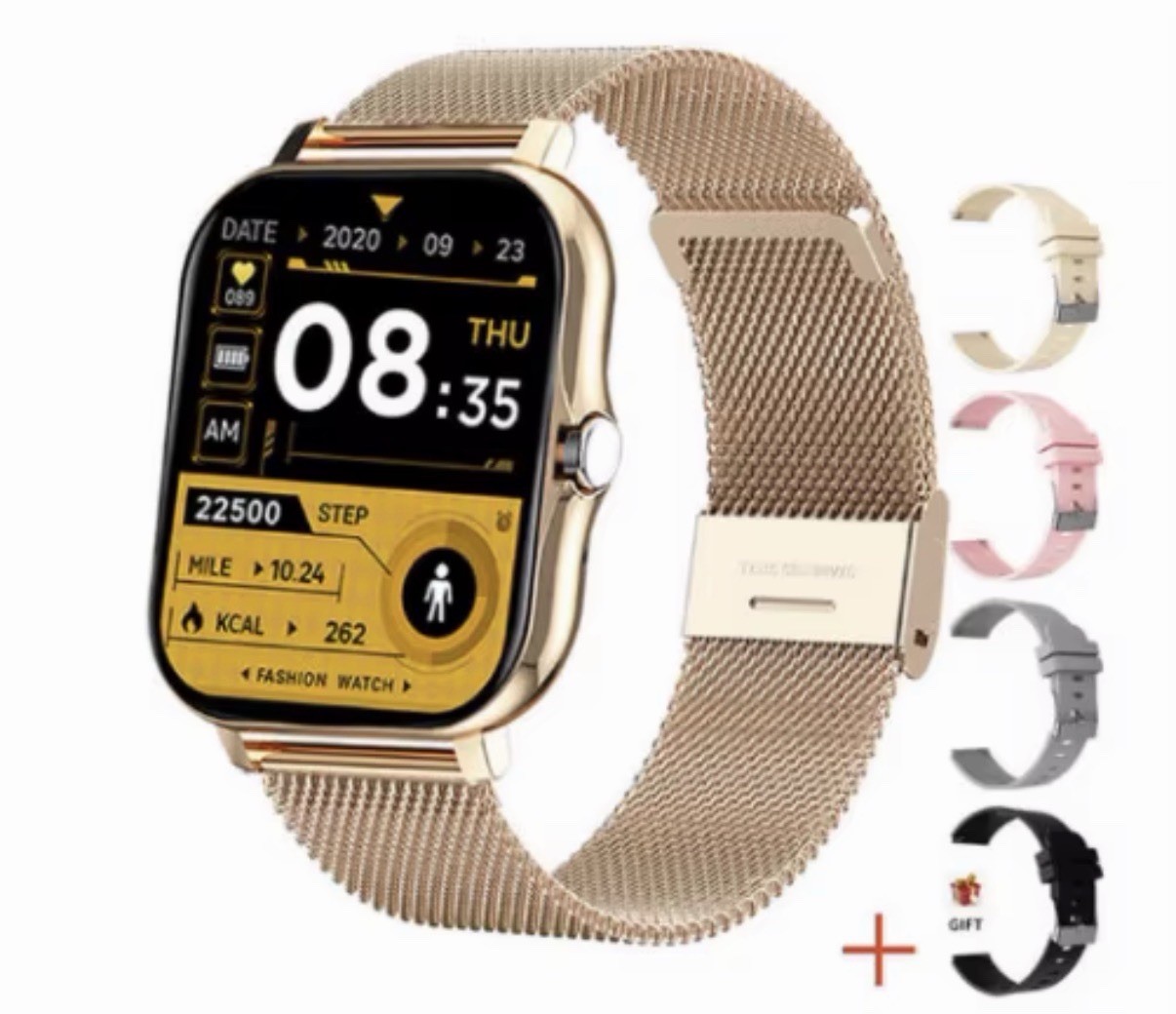 Smart Watch Bluetooth Call 1.69” HD Touch Screen Fitness Tracker Heart Rate