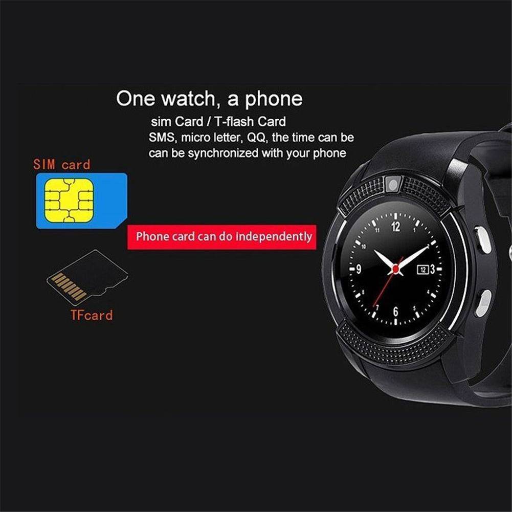 Touch Screen Bluetooth Smart Watch GSM Phone Fitness Tracker for Men Women Boys