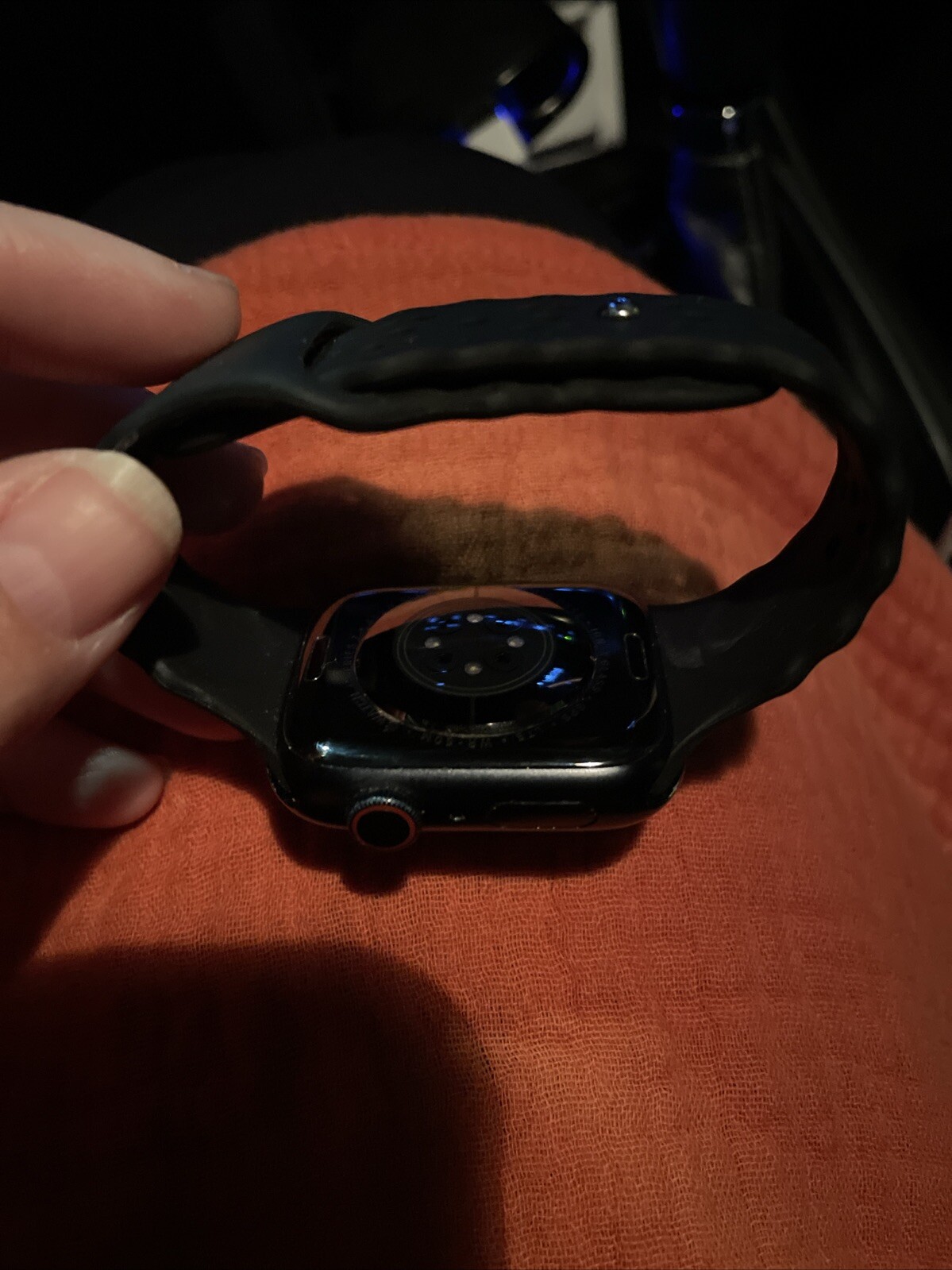 Apple Watch Series 7 45mm Midnight Aluminum Case with Midnight Band (GPS +…