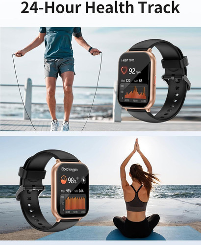Smart Watch for Women Men (Answer/Make Call) with Alexa Built-in, iPhone…