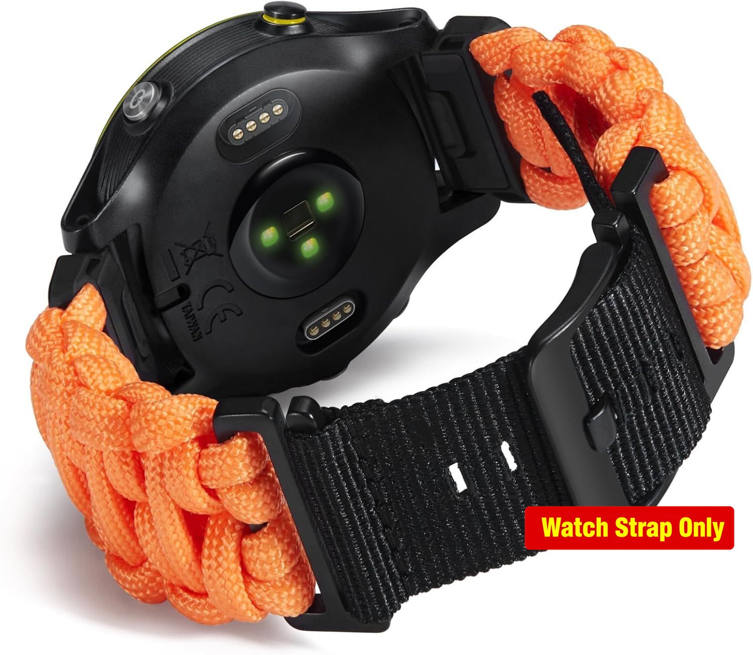 550 Paracord Strap Compatible with Garmin Fenix 20mm/22mm/26mm Rugged Design