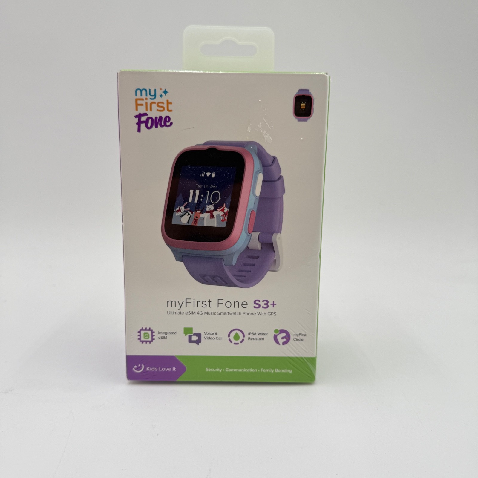 myFirst Fone S3+ Kids Smartwatch Cotton Candy GPS 4G Heart Rate 2MP Camera