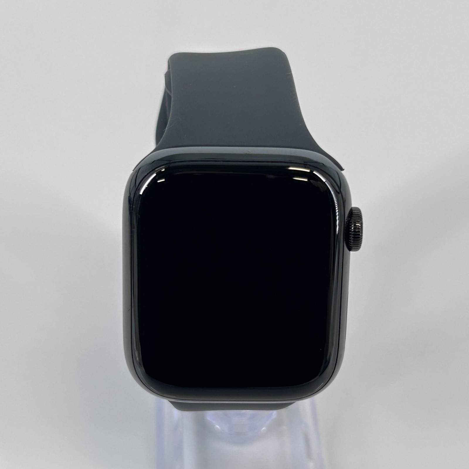 Apple Watch (Series 7) 45mm Space Black Stainless Steel (LTE) w/ Band-Very Good