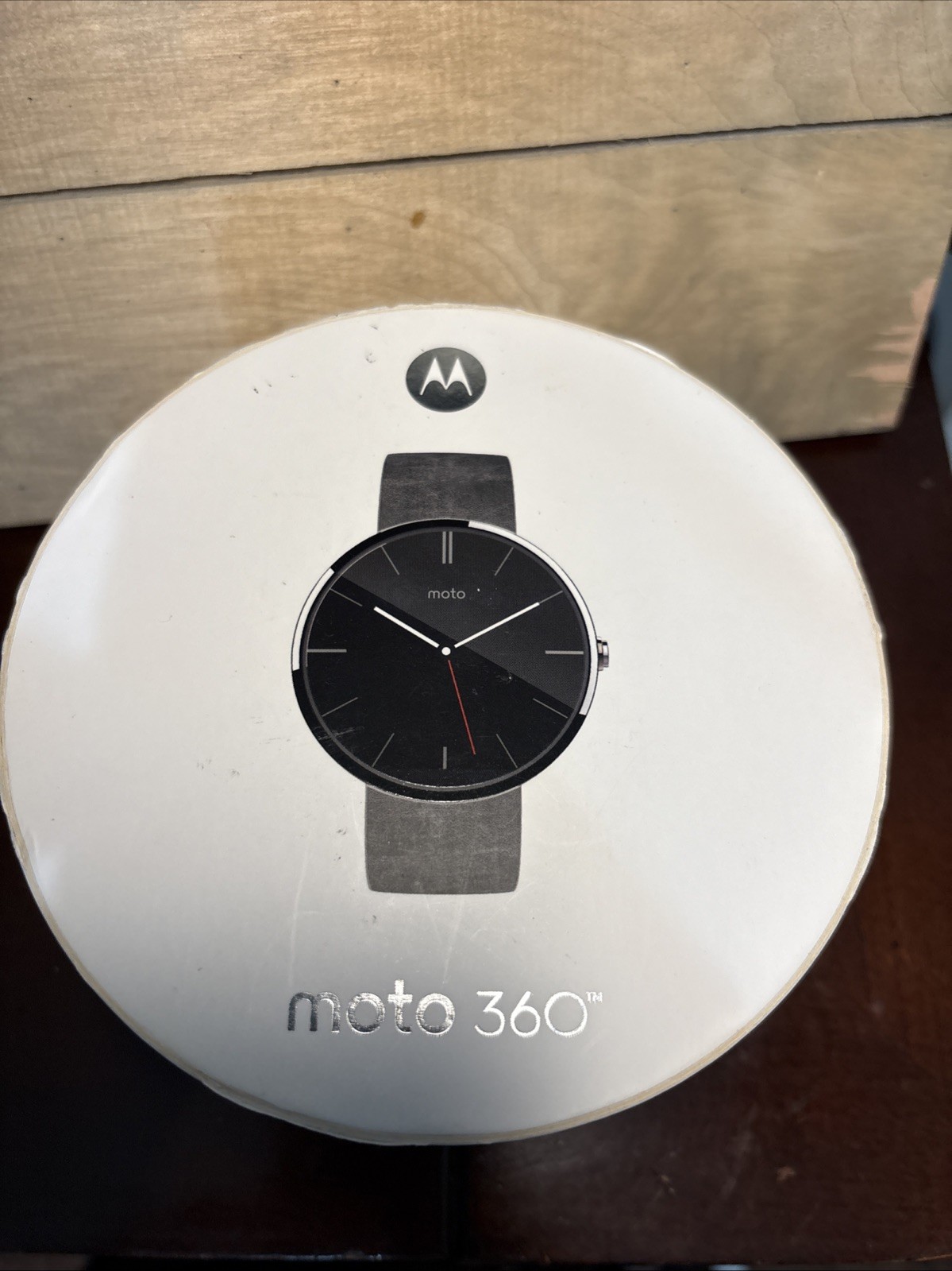 Motorola Moto 360 – Stone Grey Leather w Steel Band Smart Watch -tested