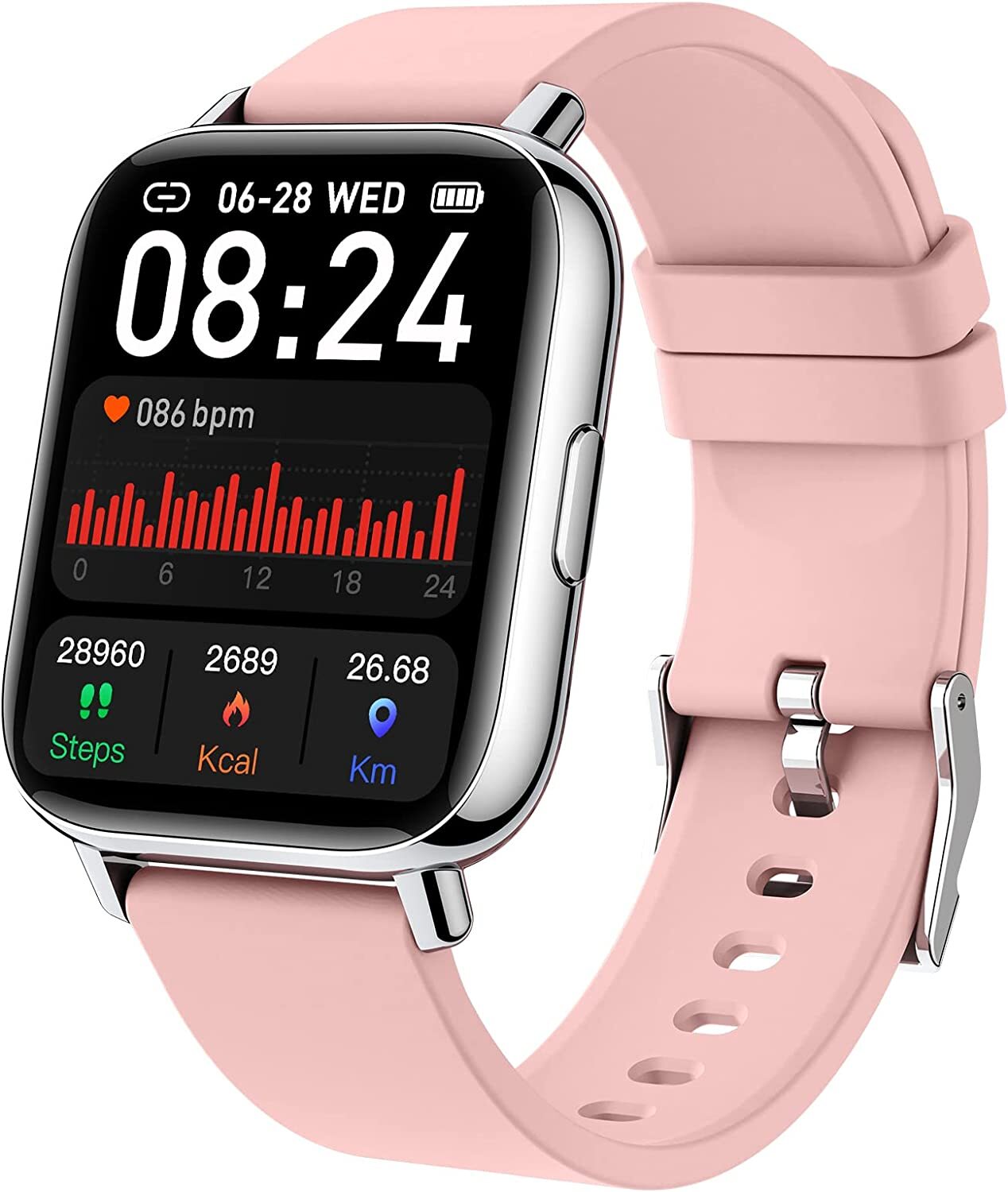 SmartWatch Fitness Tracker Waterproof Compatible with OnePlus Phones