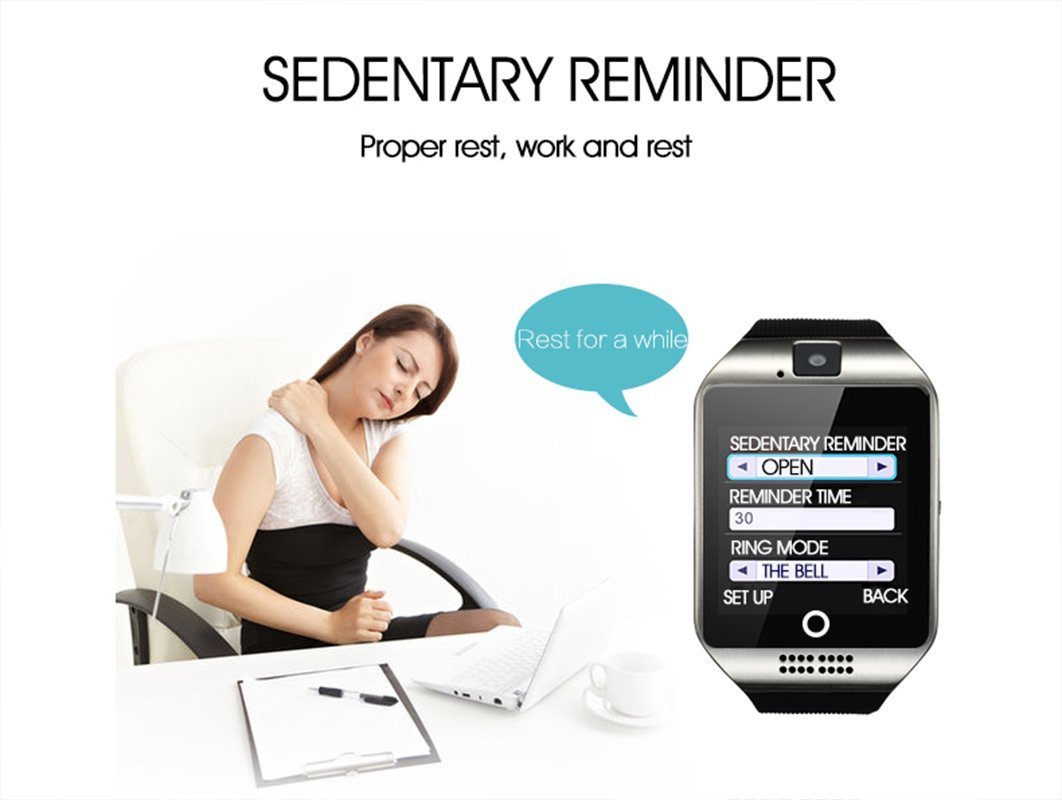 Touch Screen Smart Watch with Camera Women Men Smartwatch For Android Phones