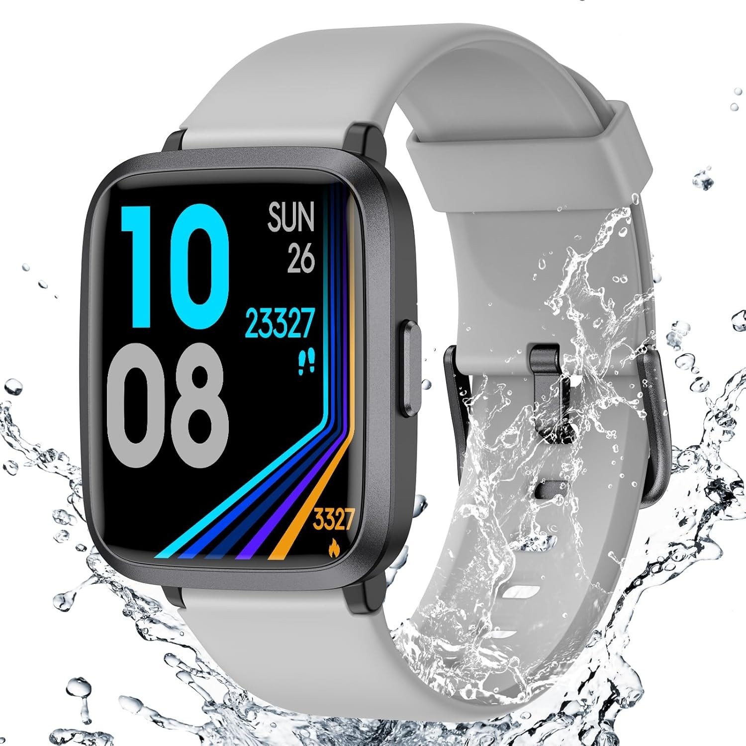 Fitness Tracker Watch with Heart Rate Monitor, Large Screen Activity Tracker …