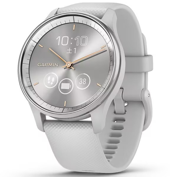 Garmin vivomove Trend Hybrid Smartwatch Mist Gray Silver 40.4mm 010-02665-73