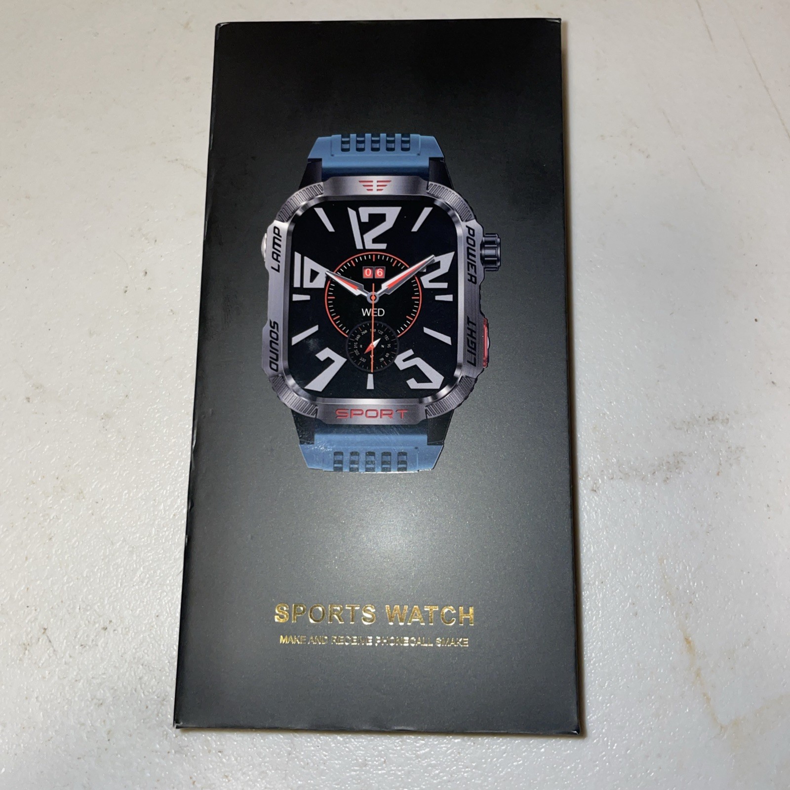 2.01 Inch Screen Men’s Outdoor Sports Smart Watch Wireless Call, iPhone Android