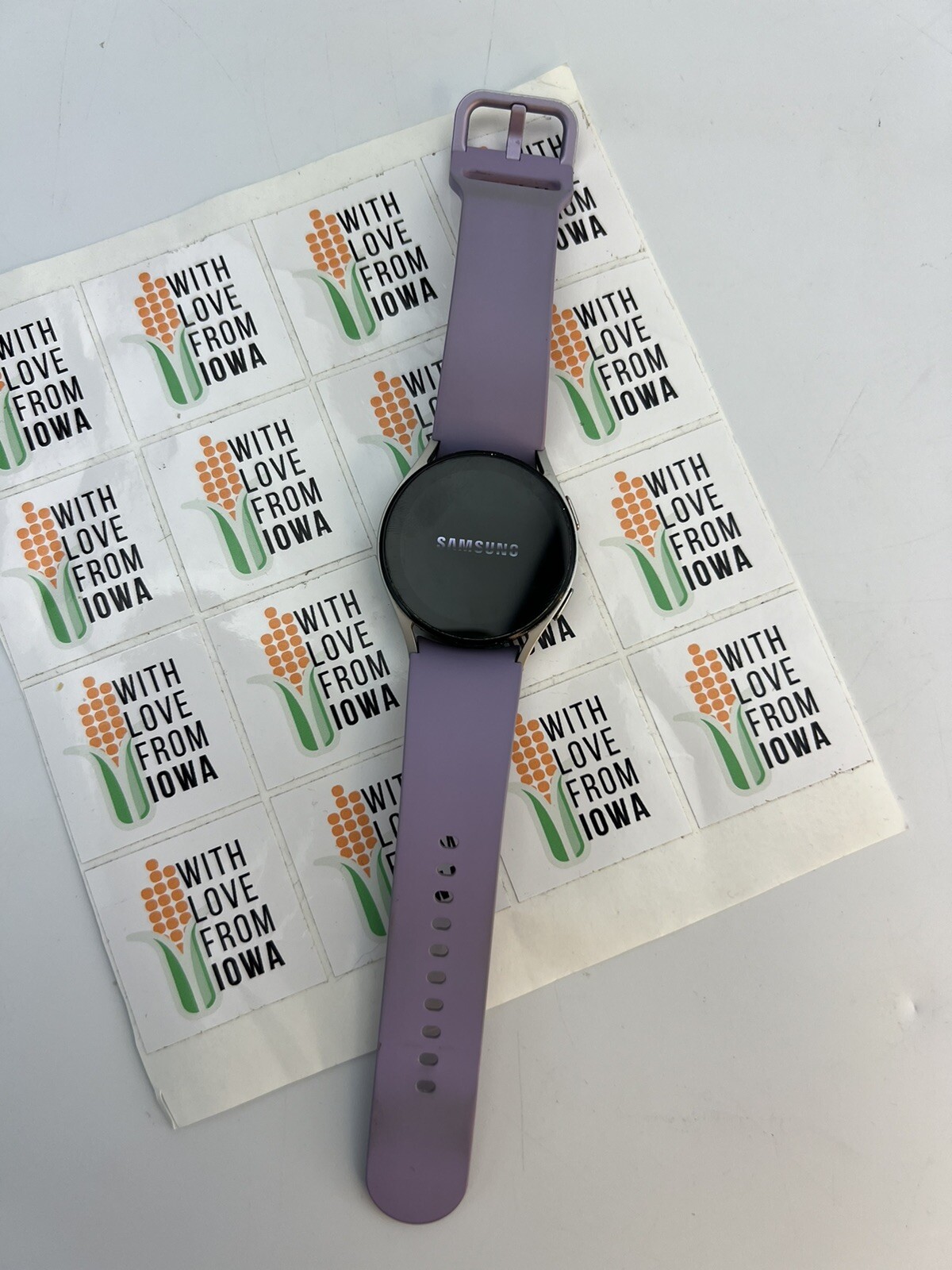 Samsung Galaxy Watch5 SM-R900 40mm Aluminum Case with Purple Sport Band…