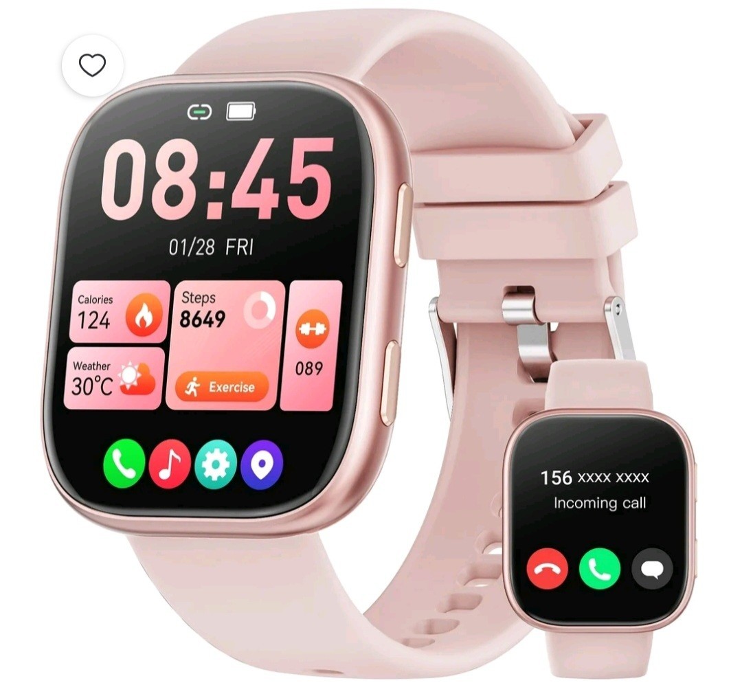 Smart Watch Fits for Android & iPhone, 1.85 inch Fitness Tracker, Men Womens .