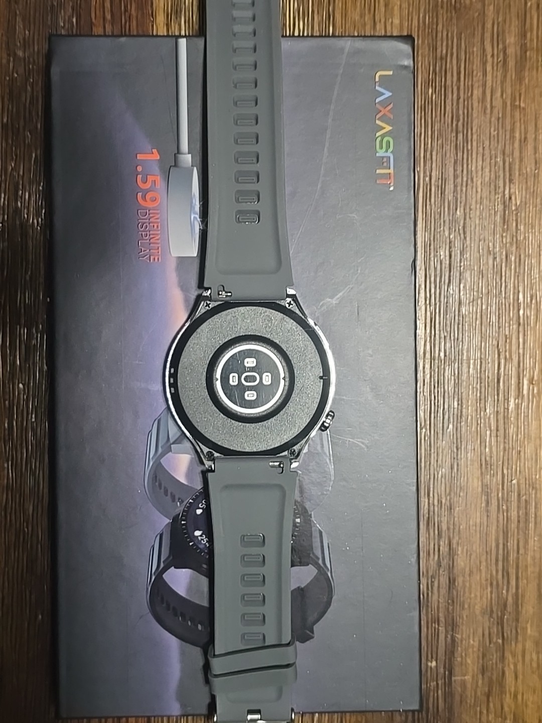 New! GT4 PRO Smartwatch- 1.59″ Display-Android OS-2 Bands/black & SS