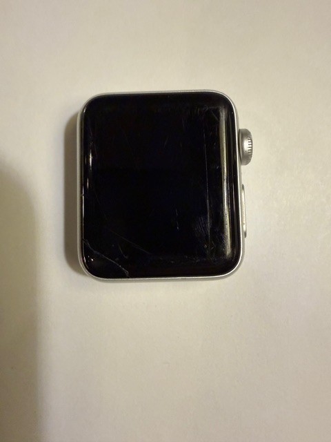 APPLE WATCH SERIES 3 38MM ALUMINUM Case ION-X GLASS COMPOSITE BACK GPS WR-50M