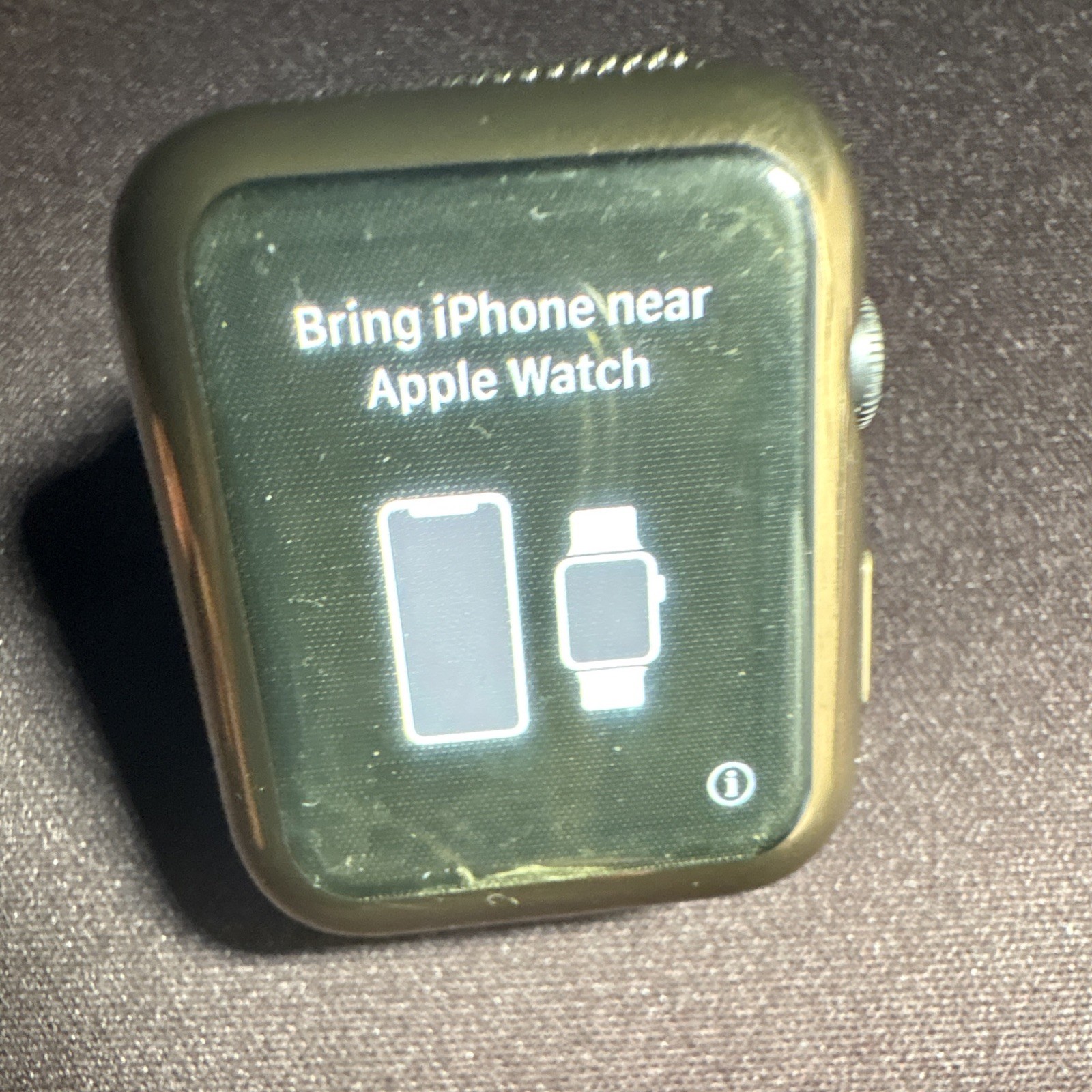 Apple Watch Series 1 42mm Gold Stainless Steel Mesh Band HR Monitor 8GB Unlocked