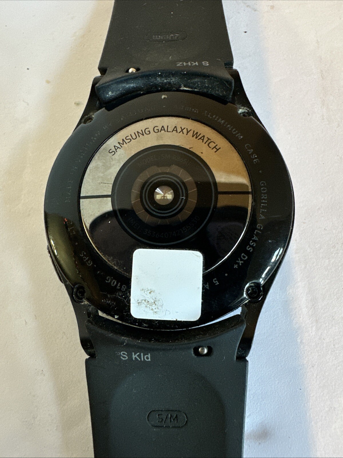 Samsung Galaxy Watch4 SM-R860 Graphite 40mm Case Wi-Fi GPS Smartwatch READ