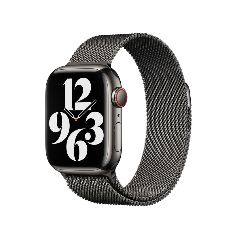APPLE WATCH 41MM STAINLESS STEEL MILANESE LOOP – GRAPHITE