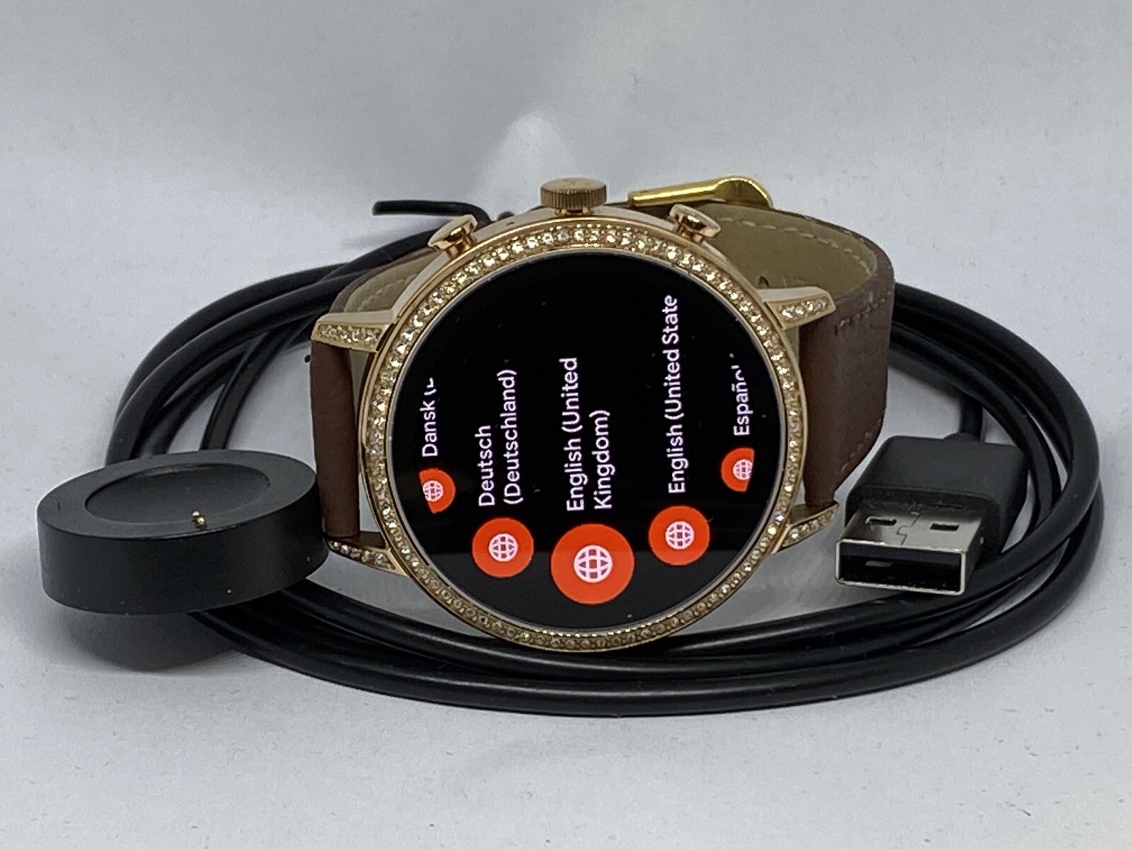 Fossil Gen 4 Authentic Digital Dial Smart Watch Custom Band FTW6011 LT437