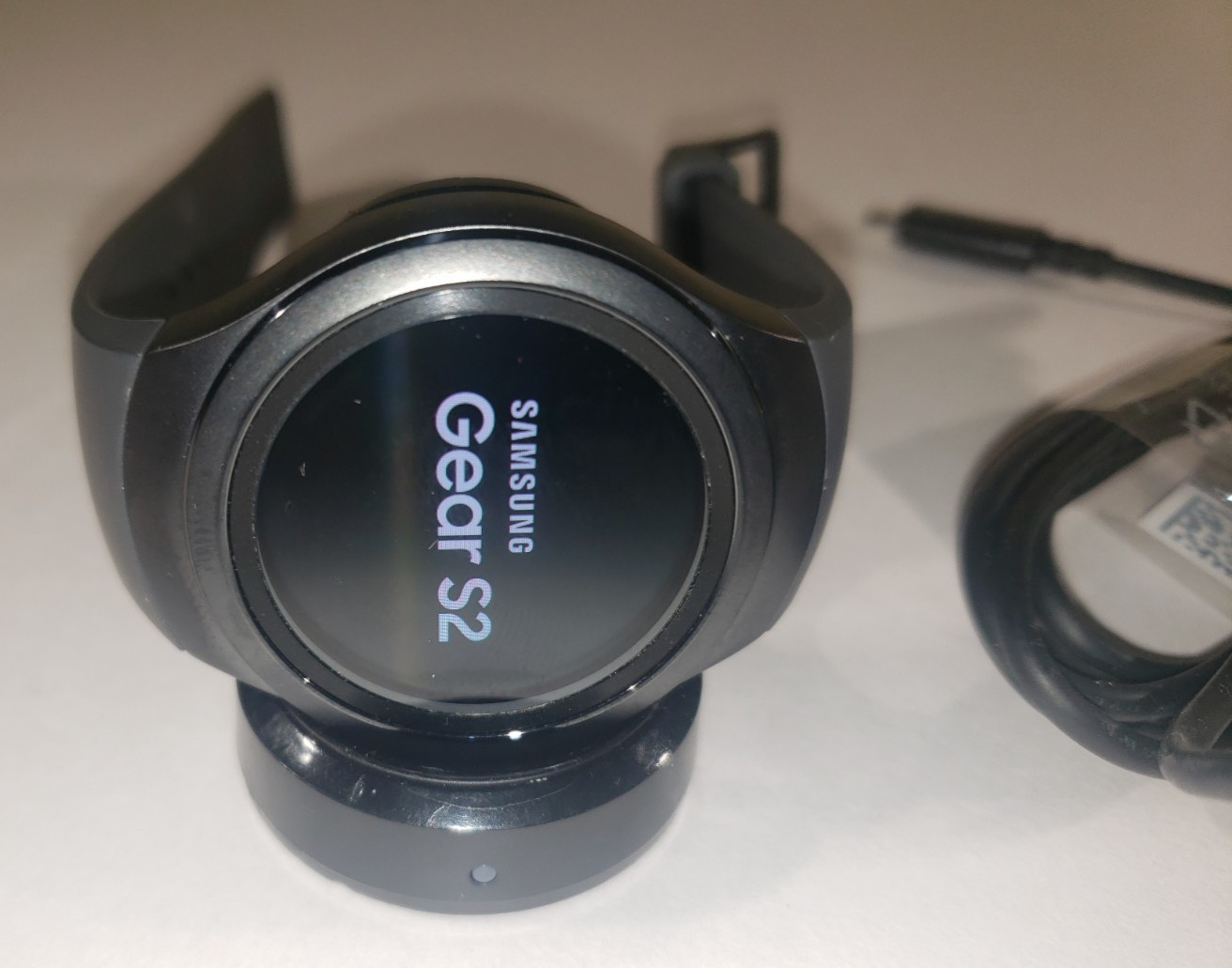 Samsung Galaxy Watch Gear S2 SM-R720 Dark Grey SIZE L Band
