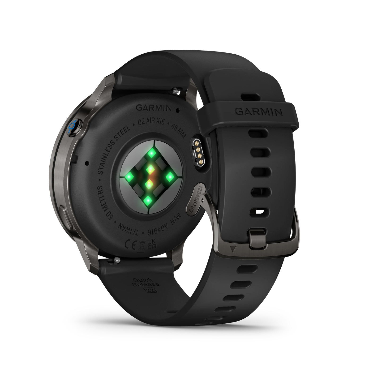 Garmin D2 Air X15 Slate with Black Silicone Band Smartwatch 010-03014-51