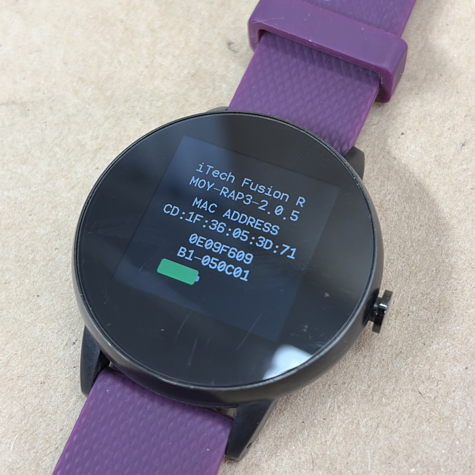 iTech Fusion R Smart Watch Fitness Heart Rate Tracker Tested Works