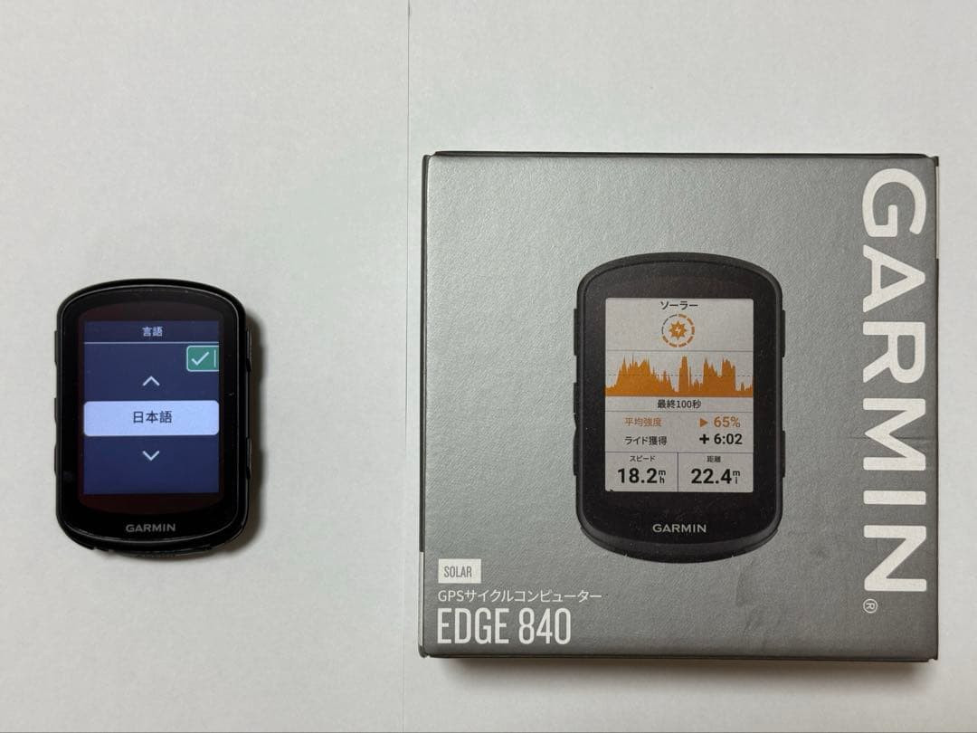 Garmin Edge 840 Solar GPS Cycling Computer Main Unit Used Excellent