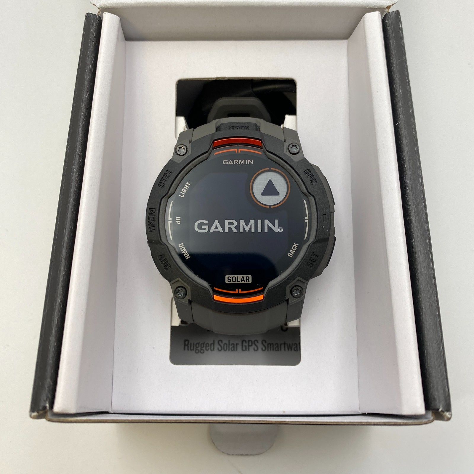 Garmin Instinct 3 Solar – 50mm Black – Rugged Adventure GPS Watch – NEW