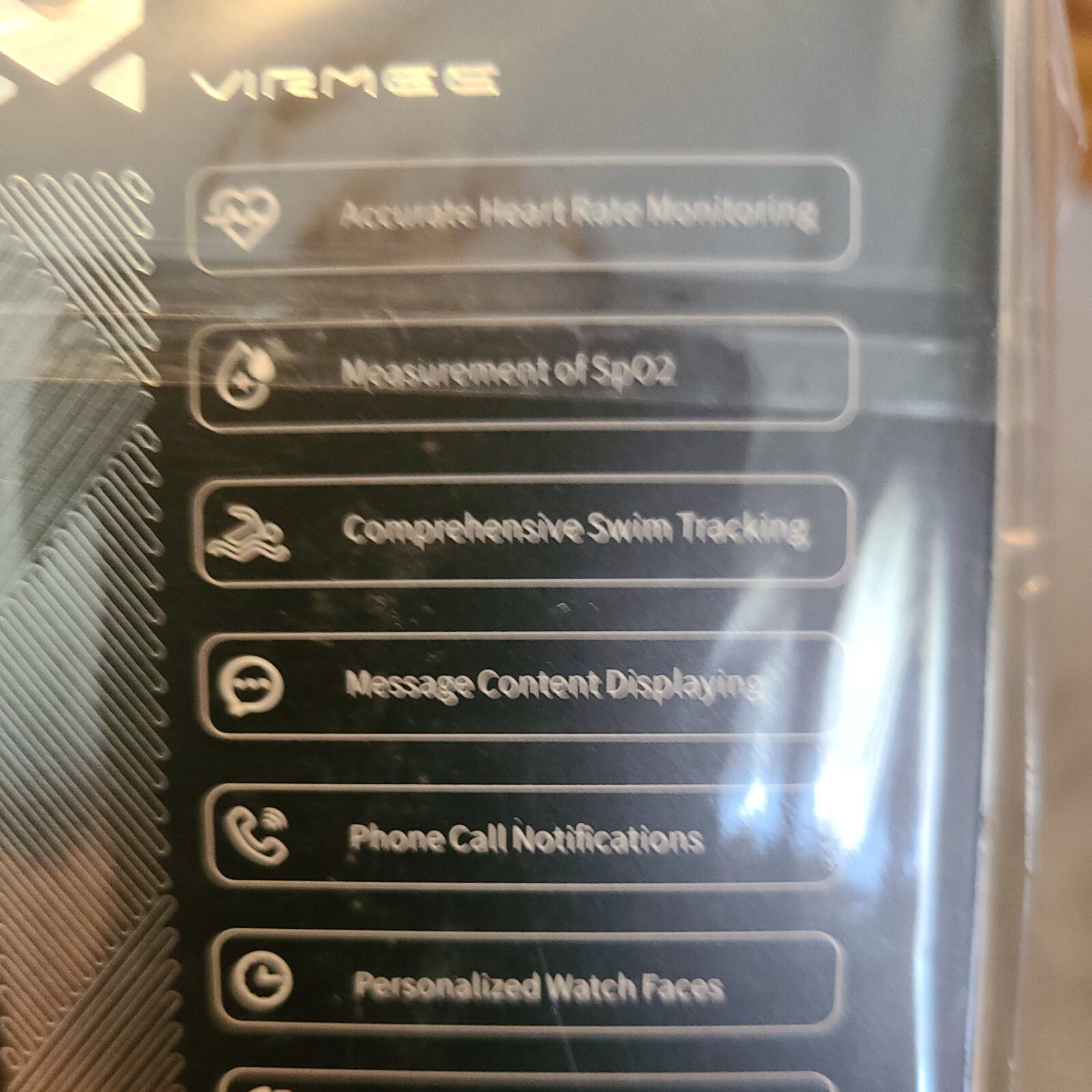 Virmee Tempo VT3 Smart Watch Fitness Sleep Phone Call Notification Tracking New