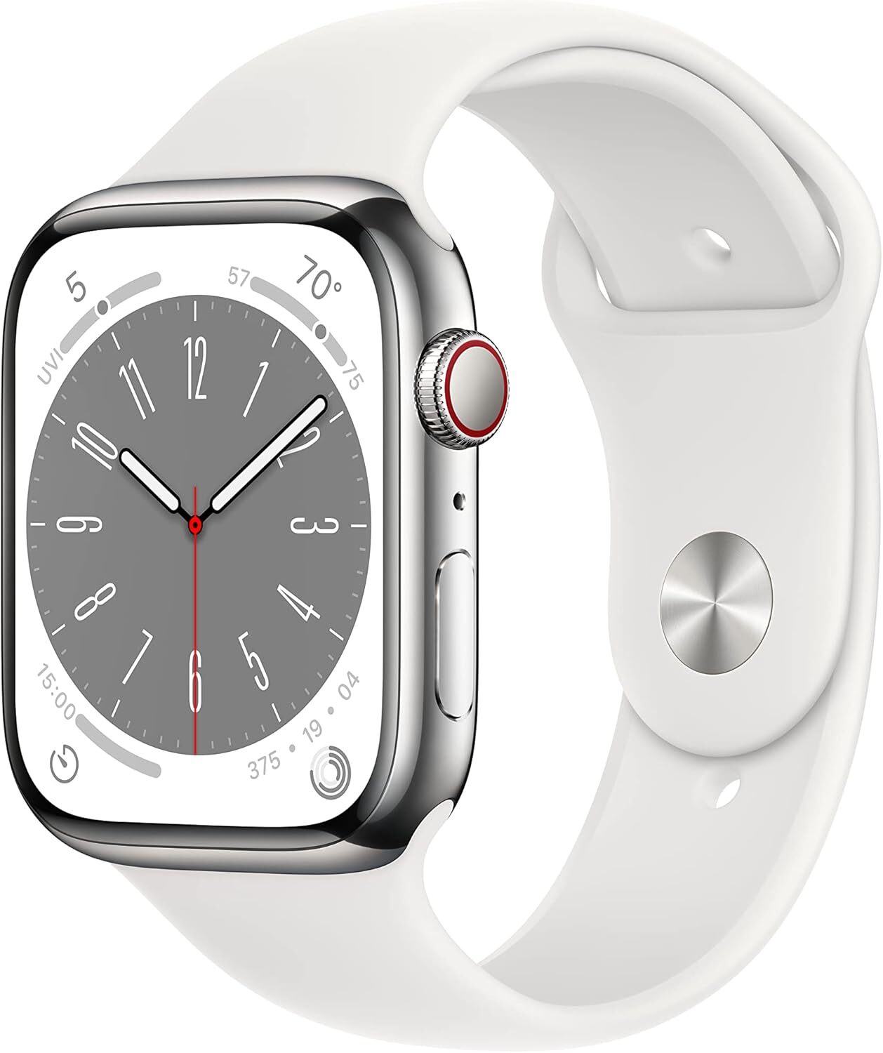 Apple Watch Series 8 41mm / 45mm GPS W/ Cellular 4G Stainless Steel W/Sport Band