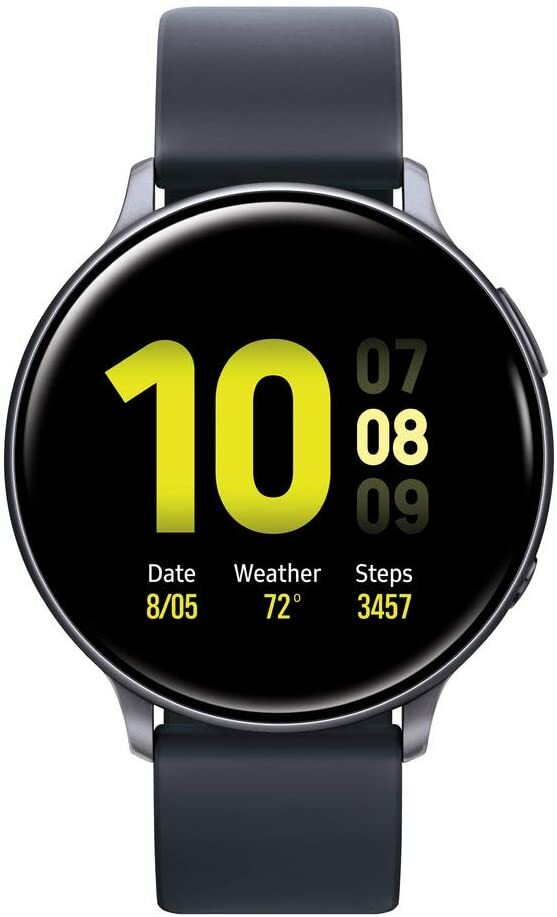 Samsung Galaxy Watch Active 2 44mm GPS Smartwatch + Charging Dock Bundle Black..
