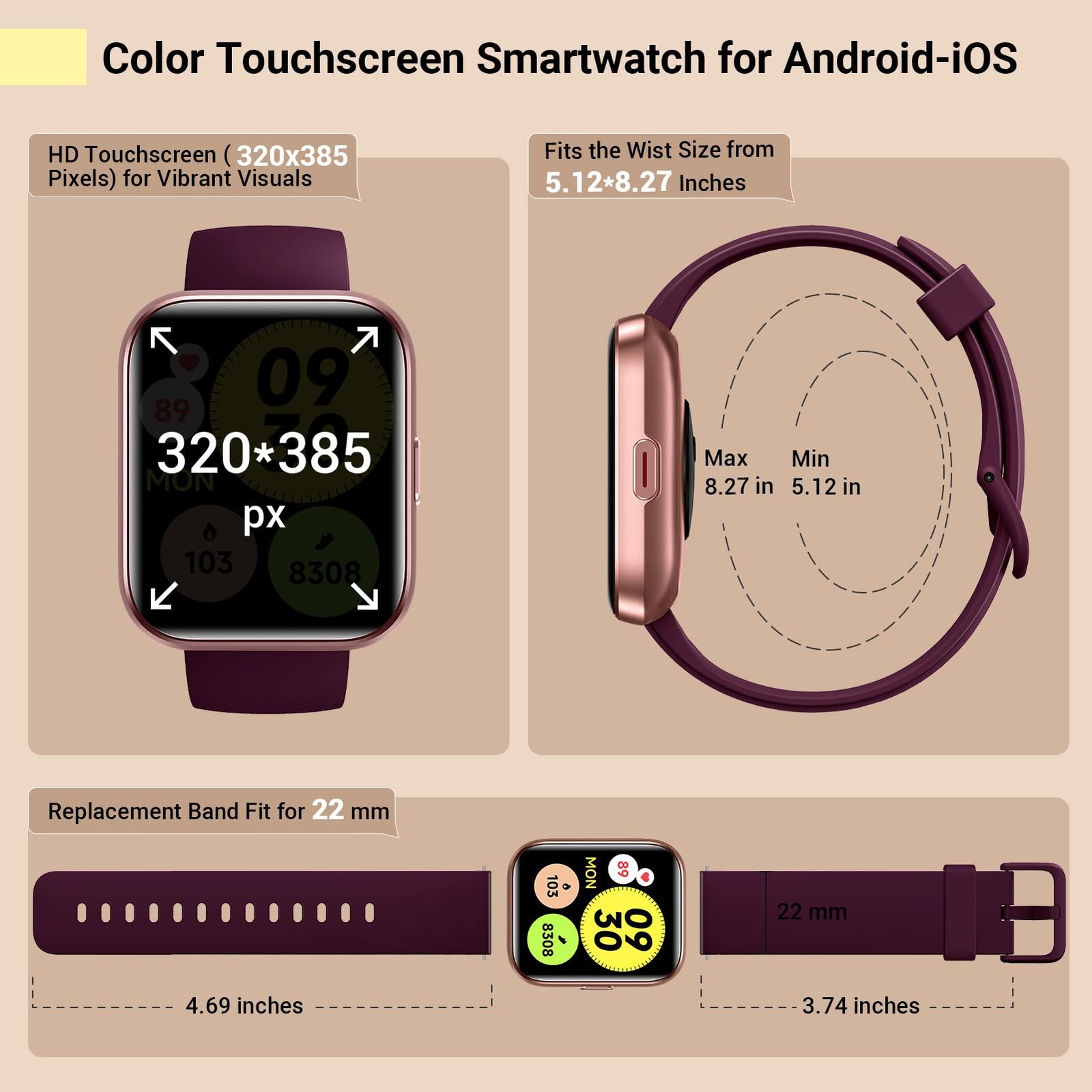 Watches for , for Android Phones & iPhone, Fitness Watches for with Alexa, & …