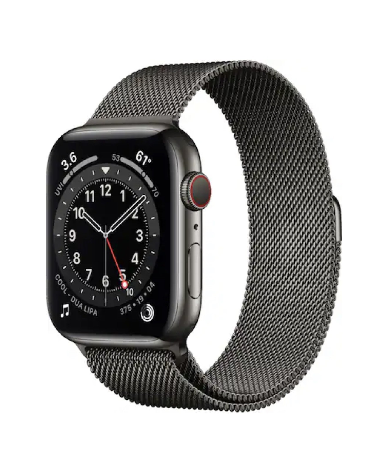 Apple Watch Series 7 45mm GPS + Cellular- Graphite Stainless Steel+Extra band