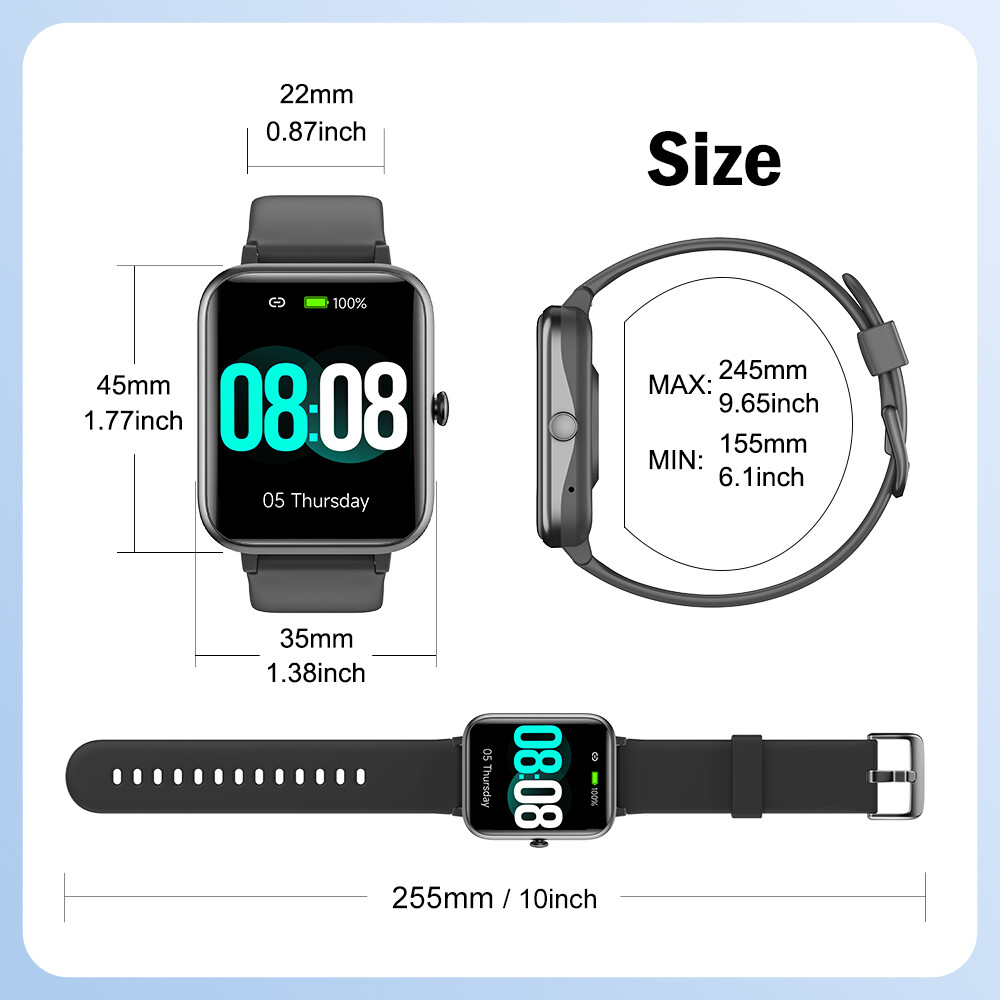 Smart Watch for Men Women Compatible with iPhone/Android Phones