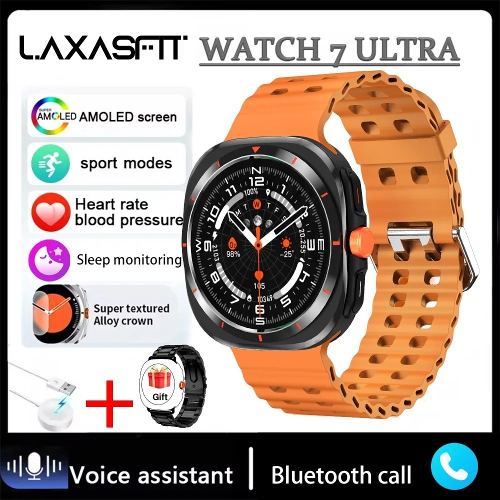 2025 Smartwatch Men Women AMOLED GPS Bluetooth Call Fitness Tracker Gym Fun Gift