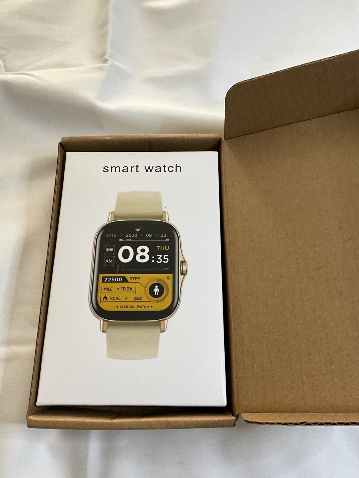 New Y13 Smartwatch – Bluetooth Calling & Fitness Tracker (Gold/Beige)