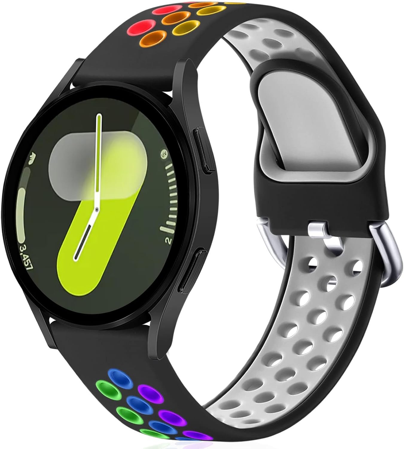 Soft Silicone Sport Strap for Samsung Galaxy Watch 6 44mm – 5 Colorful Bands