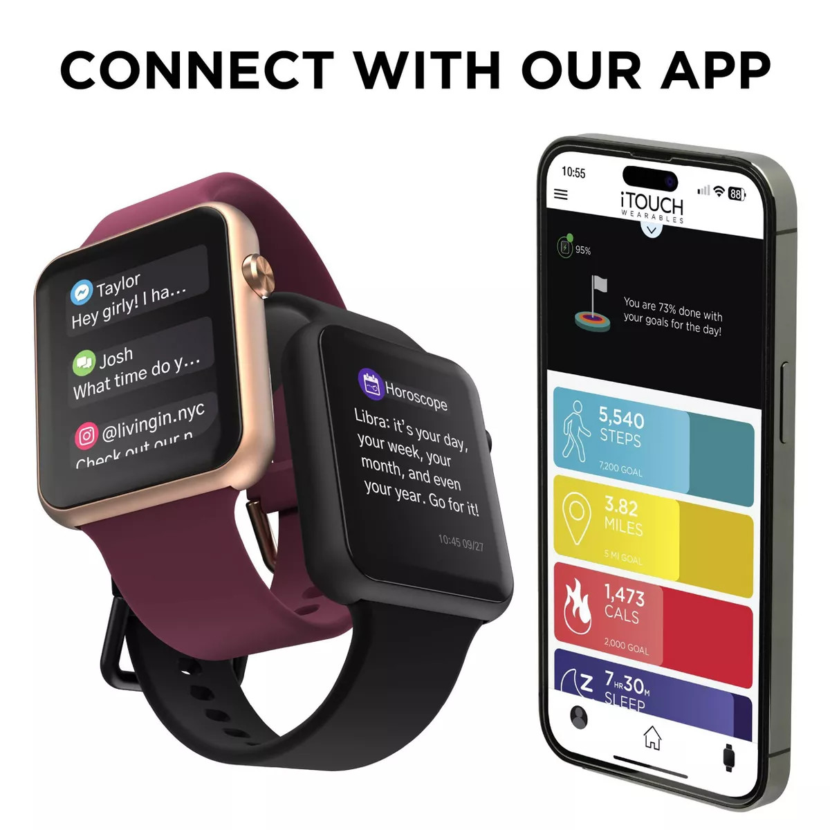 Itouch Air 4 Smartwatch – Stylish Fitness Tracker with Advanced Features