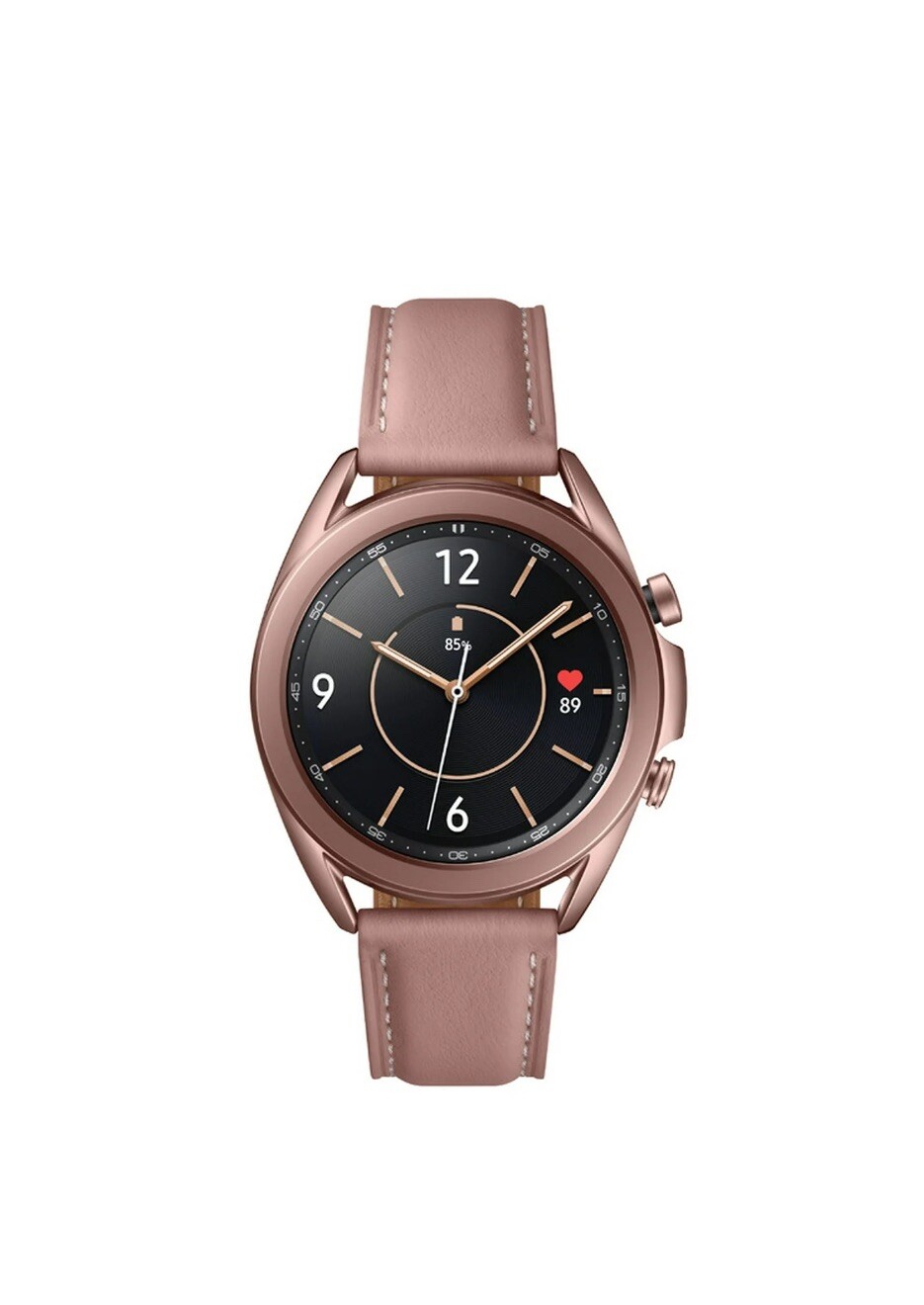 Samsung Galaxy Watch3 SM-R850 41mm Stainless Steel Case with Leather Strap -…