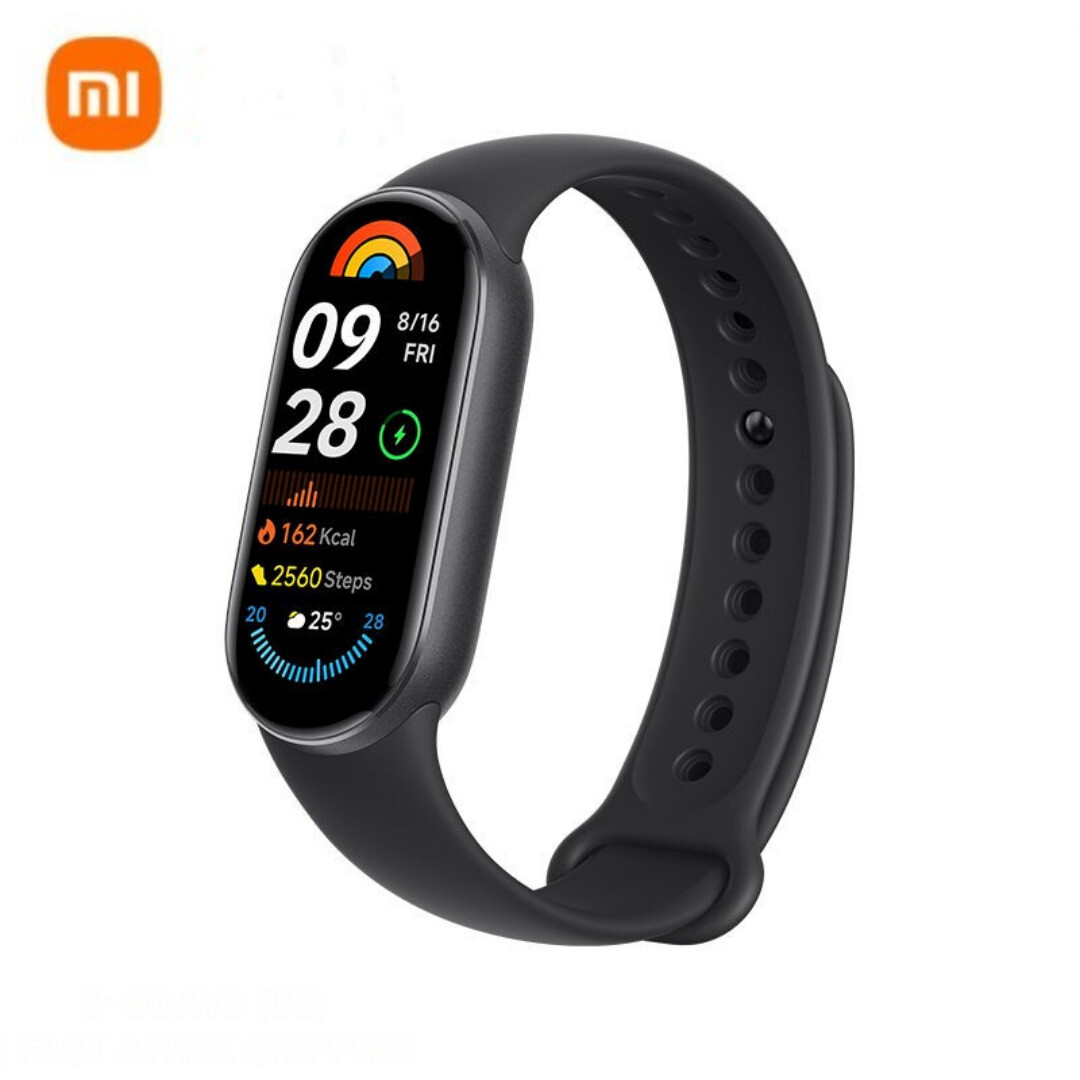 Xiaomi Mi Band 9 NFC Version 1.62” AMOLED Sports Bracelet Heart Rate Monitors