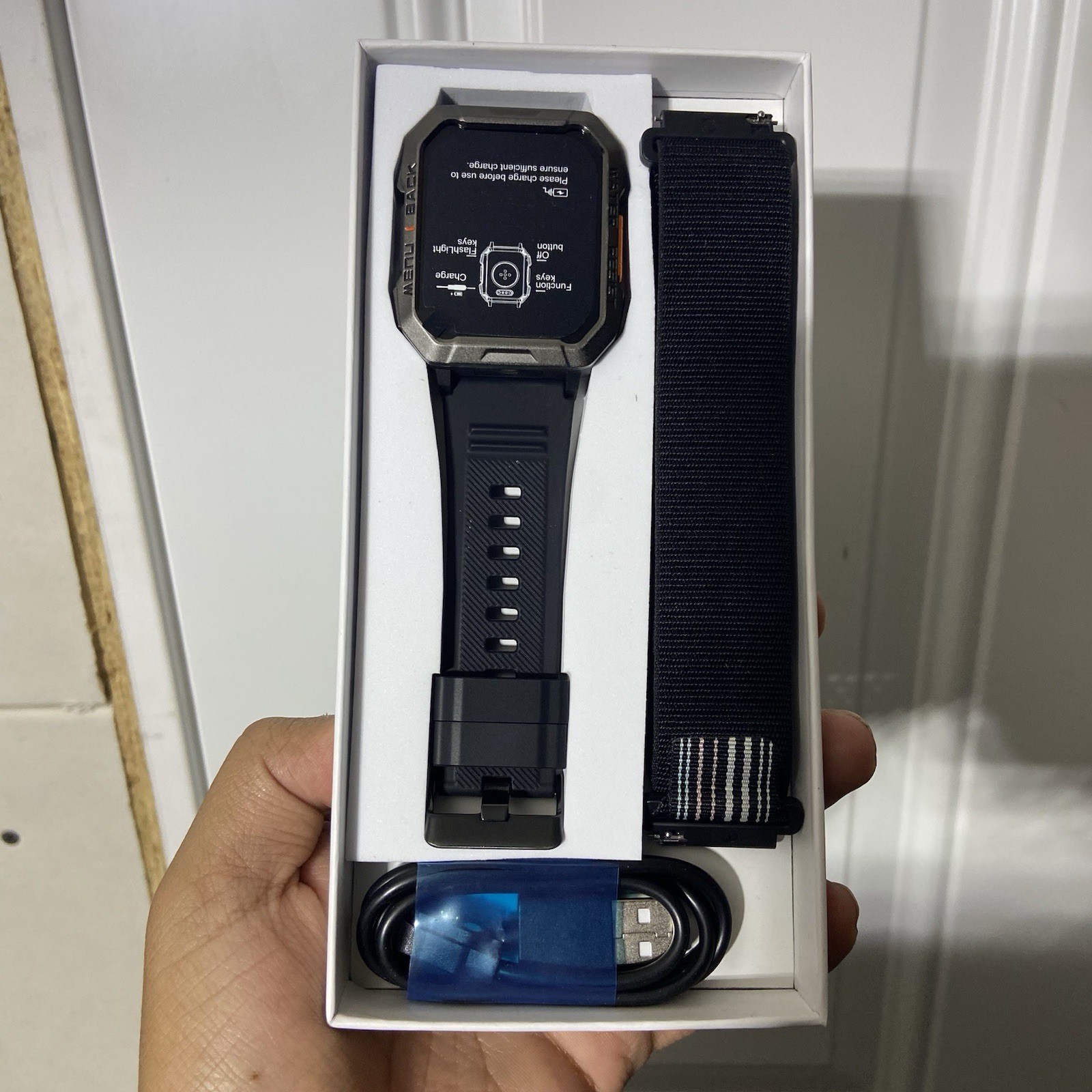 Blackview W60 Military Fitness Smart Watch with Flashlight/Compass