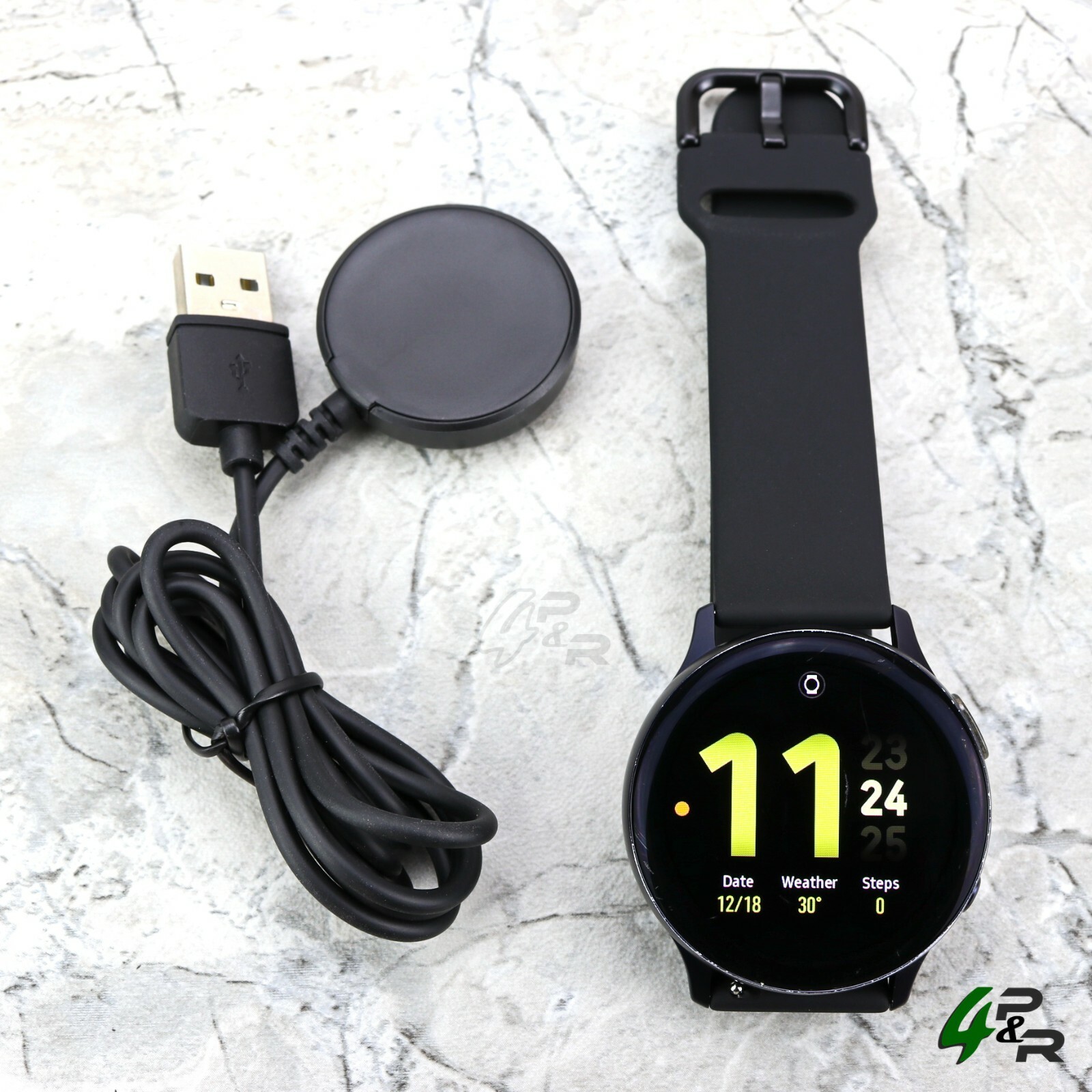 Samsung Galaxy Active 2 SM-R830 Smartwatch 40mm Black SM-R830NZKCXAR 1/10