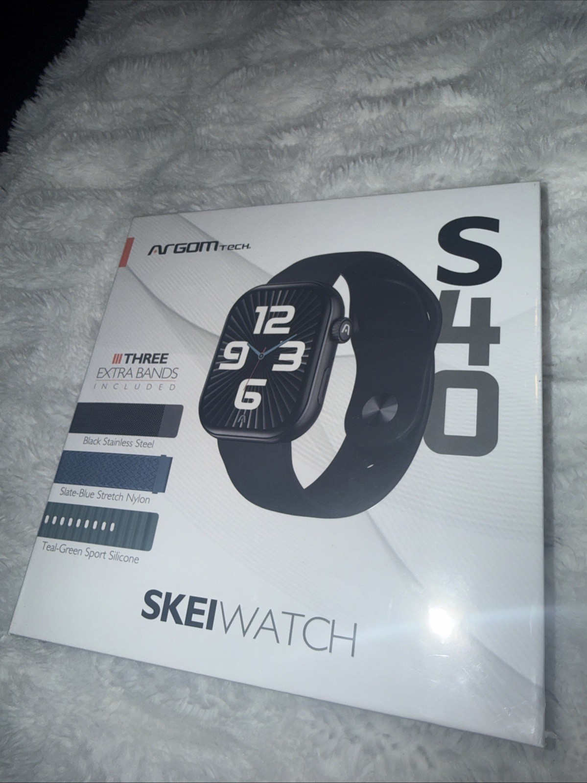 ArgomTech Skeiwatch S40 Smartwatch 2.01” TFT, Bluetooth Call, SpO2, Heart Rate,