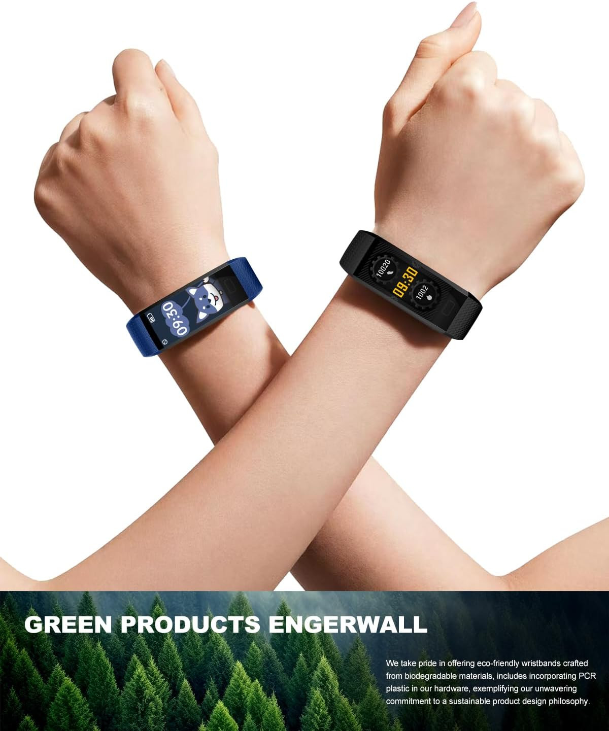 Watch Band ONLY for Fitness Tracker S5, Replacement Bands Fit for Runmefit S5 Fi