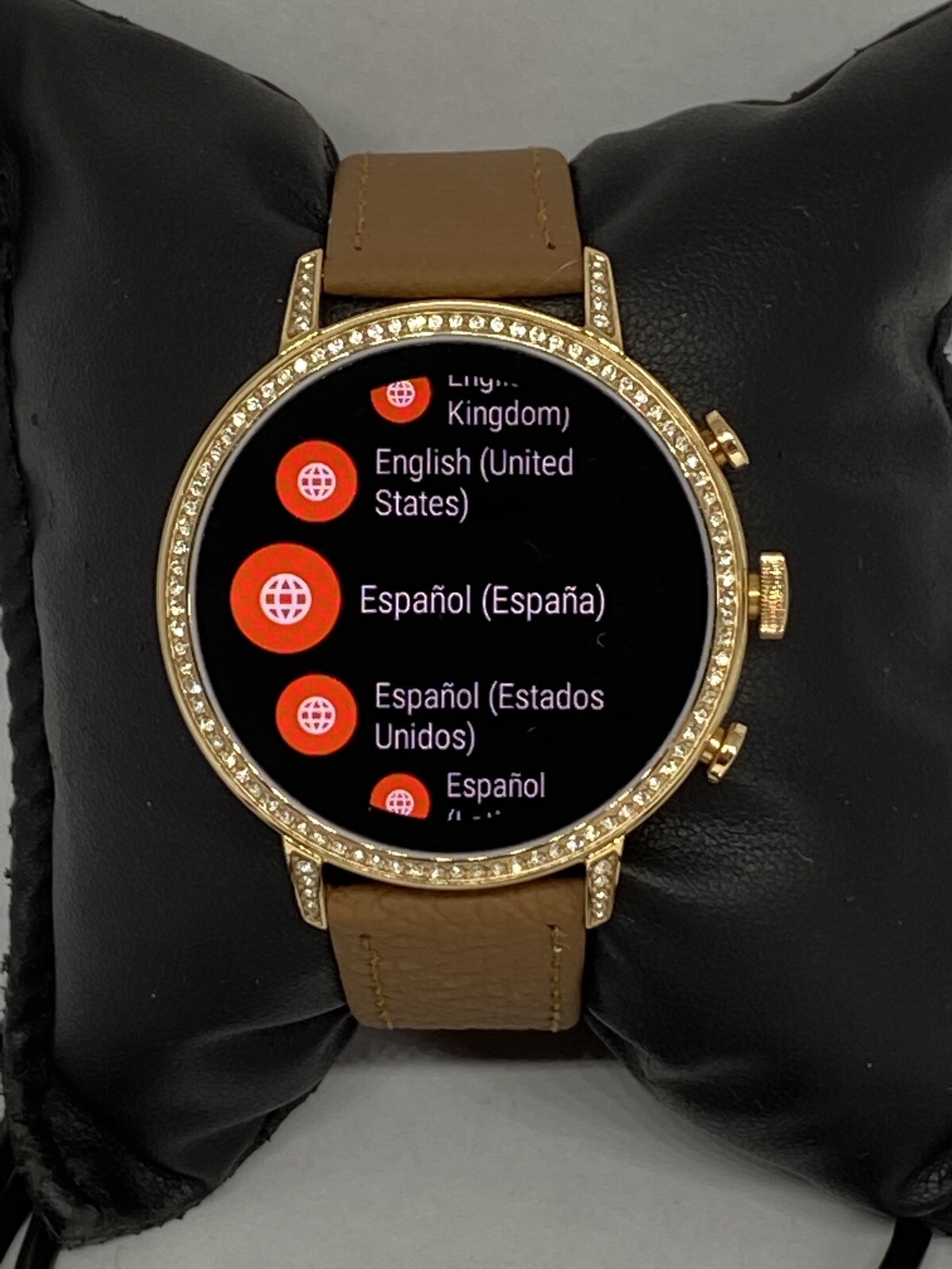 Fossil Gen 4 Authentic Digital Dial Smart Watch Custom Band FTW6011 CO255