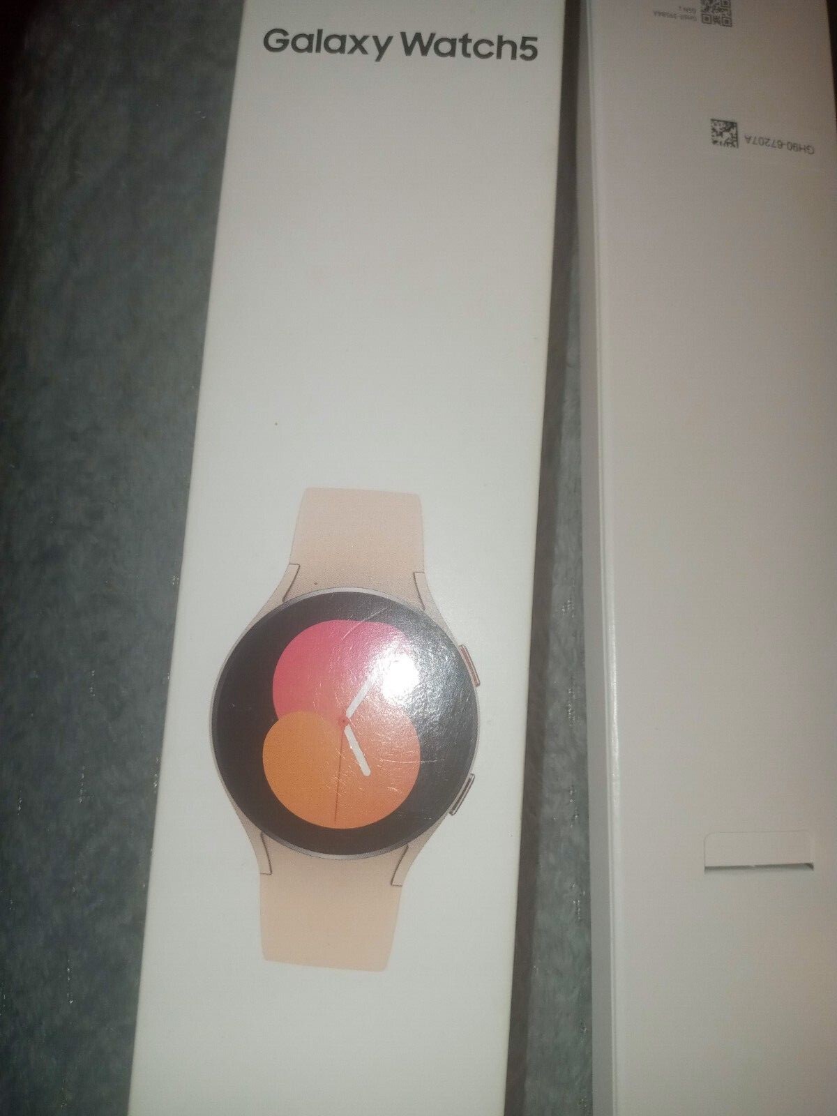 Samsung Galaxy Watch5 SM-R900 40mm Aluminum Case with Sport Band – Pink Gold…
