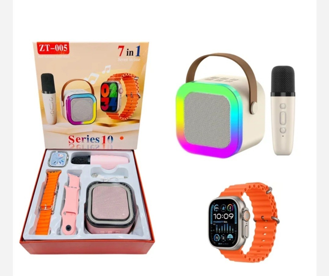 ZT-005 7 In 1 Series 11 Smartwatch, Karoke With Microphone
