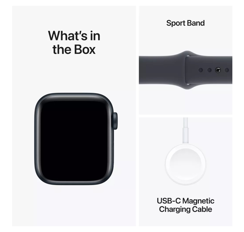 Apple Watch SE 2 40mm Midnight Aluminum – Midnight Sport Band MXE73LL/A