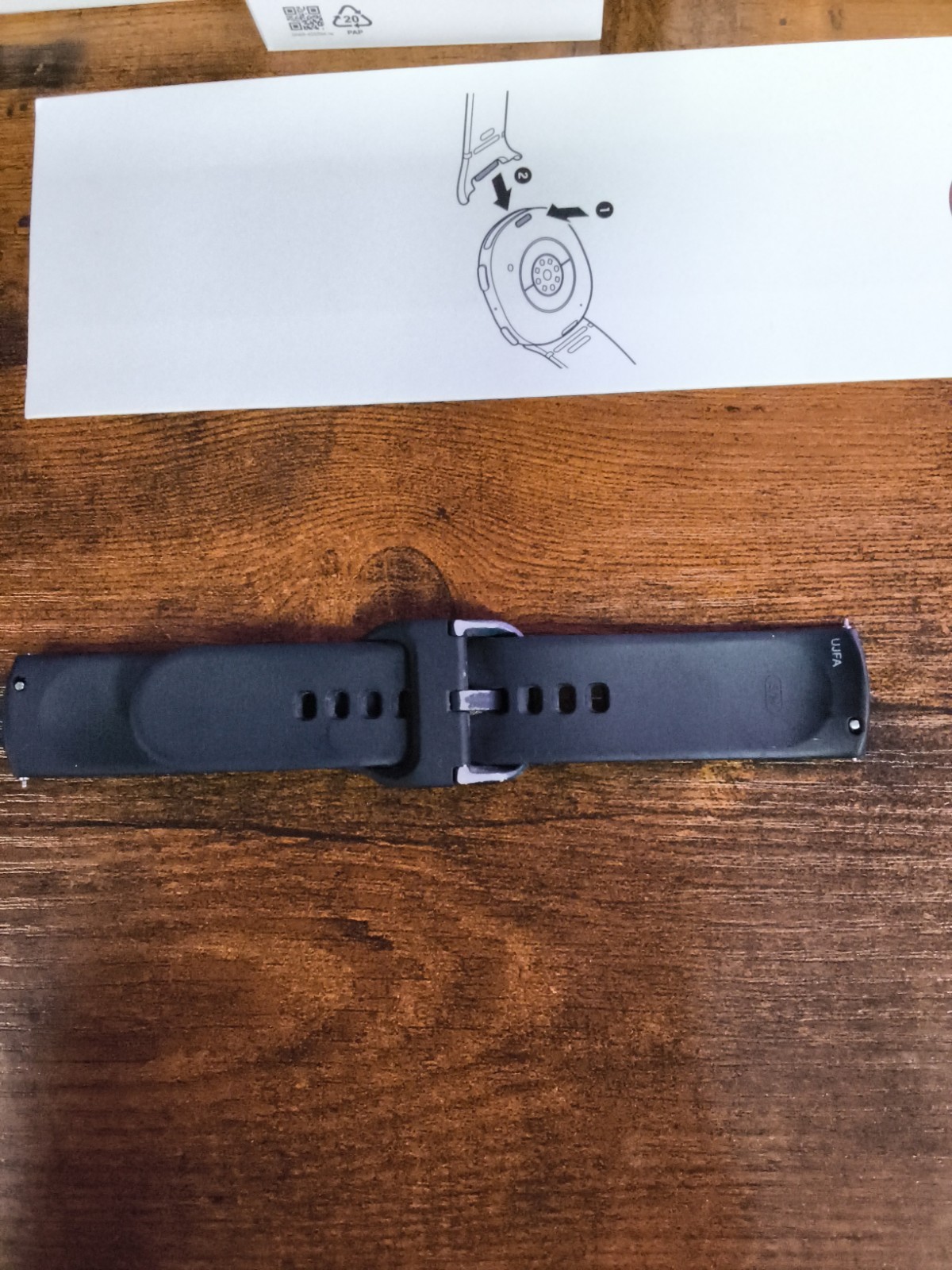 £Samsung Galaxy Watch8 SM-L330 Black Aluminum Case Silicone Band Android (D3)