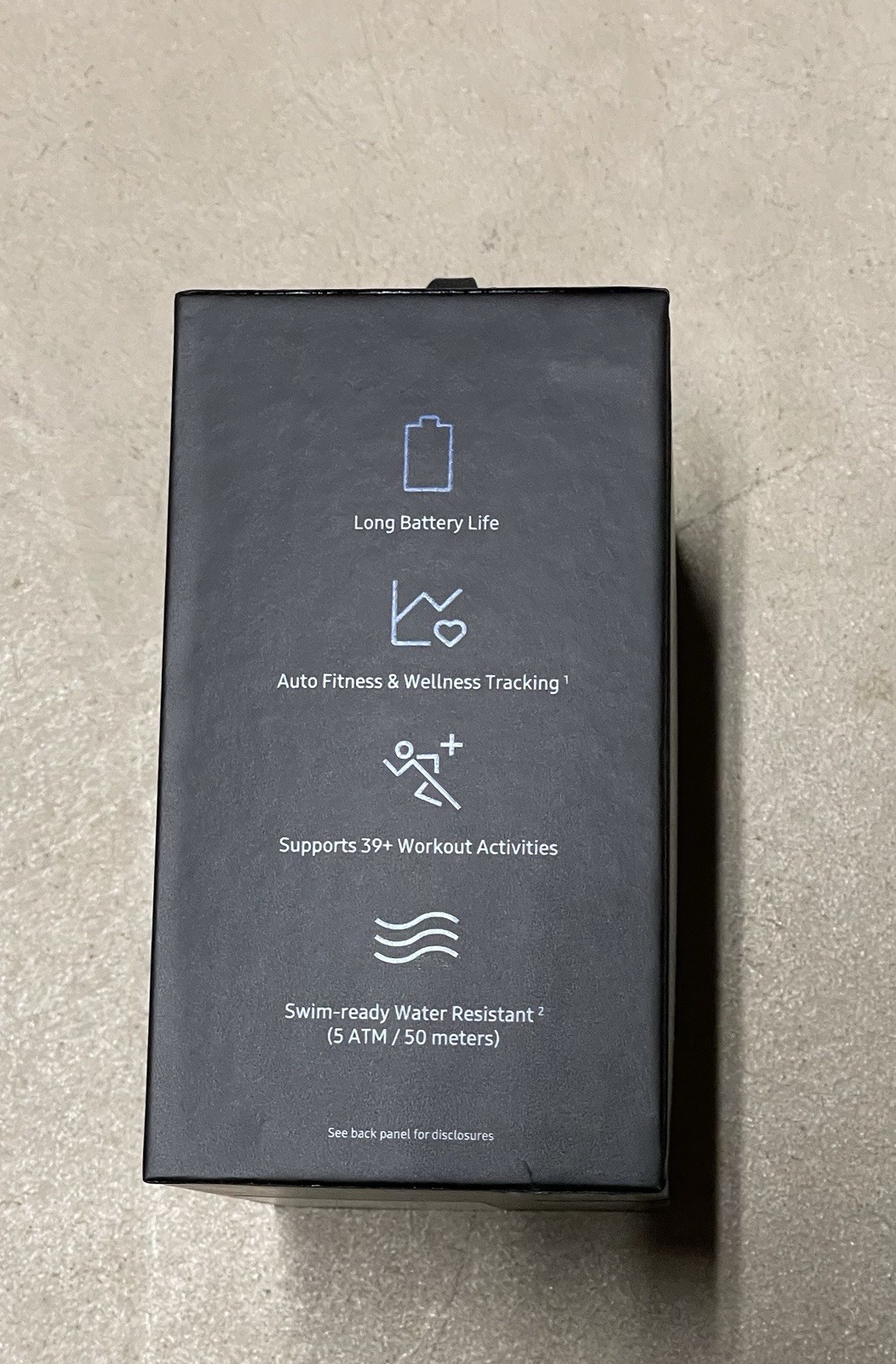NIB Samsung Galaxy Watch 42mm SM-R810NZKAXAR Black Sealed