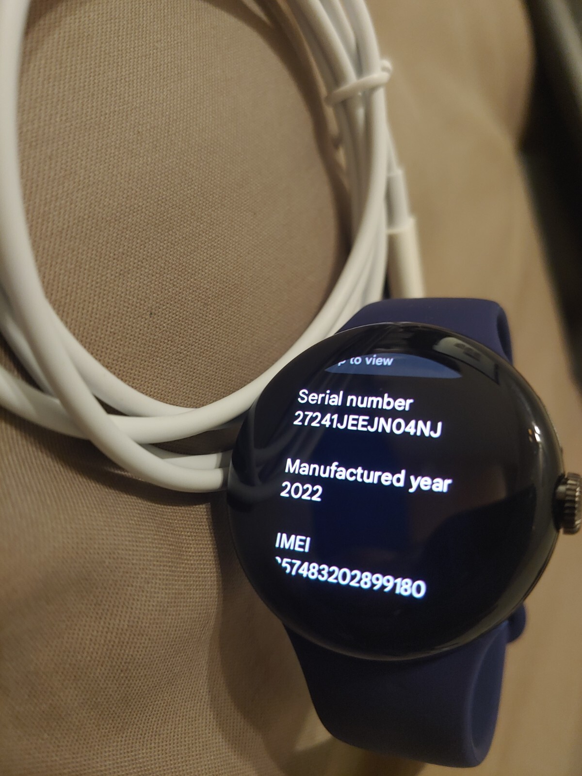 Google Pixel Watch 1 41mm WiFi& Active Band LTE Factory Unlocked, Black Stainles