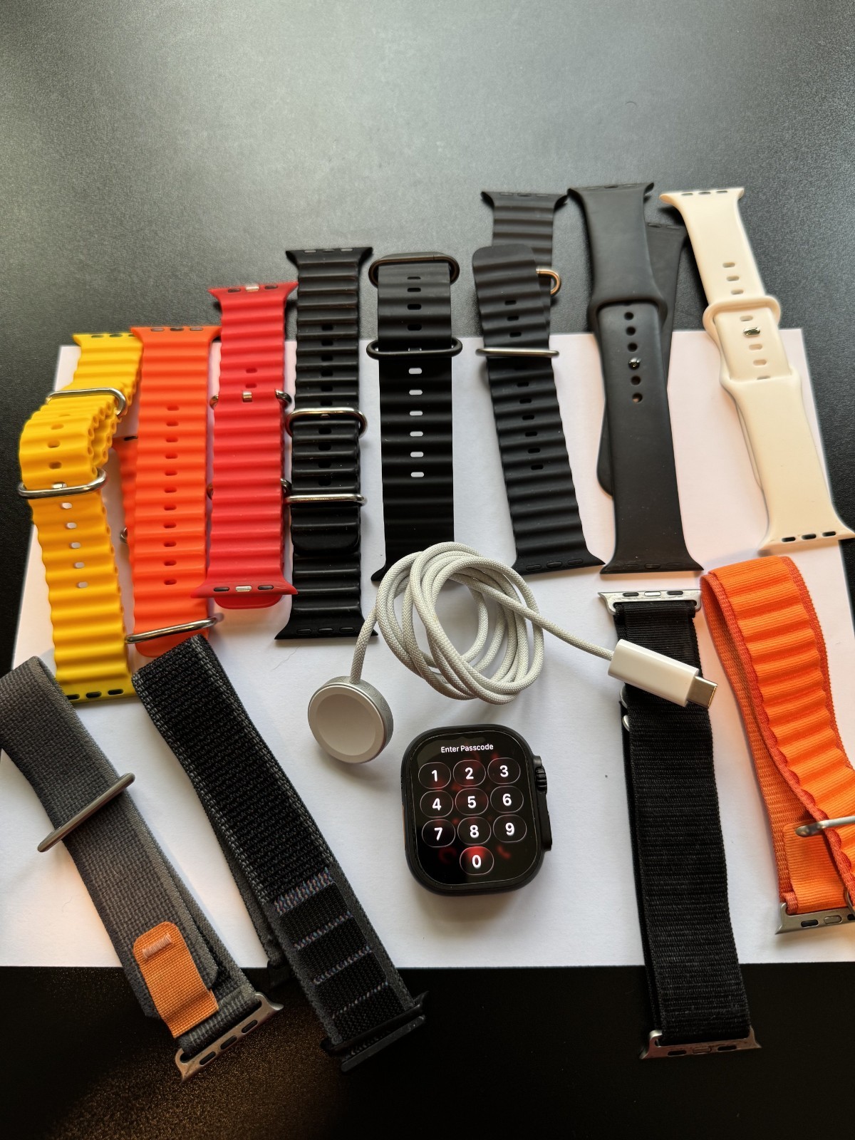 MINT APPLE WATCH ULTRA 2 (96% battery) WITH BUNDLE AND OEM ACCESSORIES